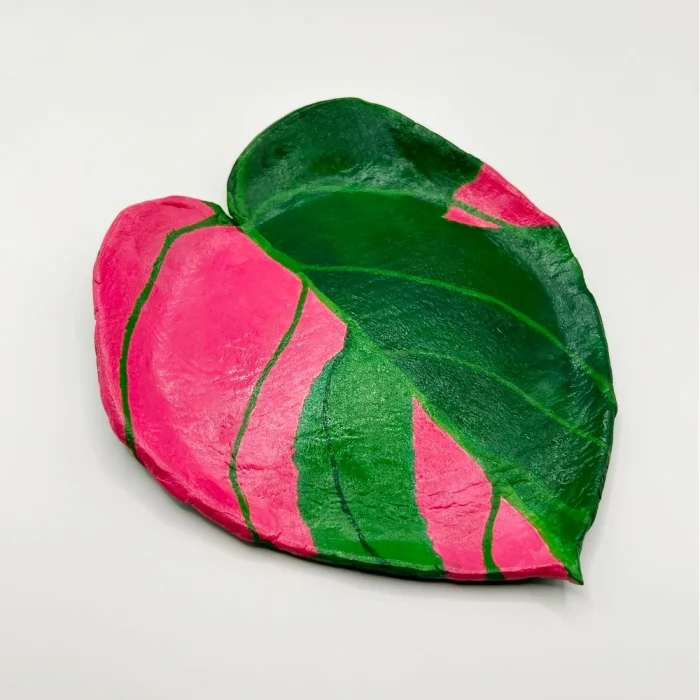 Tavă philodendron lucrată manual