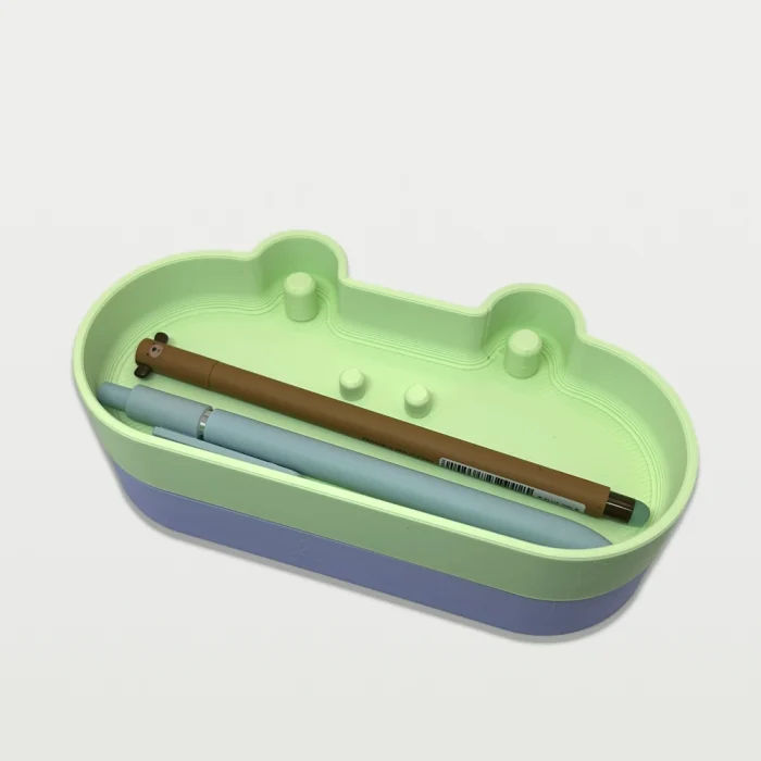 Desk organizer tray lock